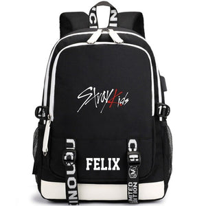 Stray Kids Multifunctional Canvas Backpack (20 Designs)