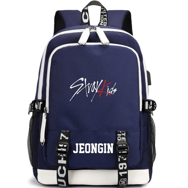 Stray Kids Multifunctional Canvas Backpack (20 Designs)