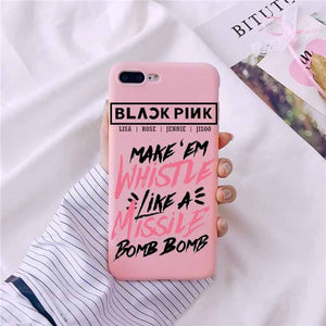 Blackpink Whistle Like A Missile iPhone Case