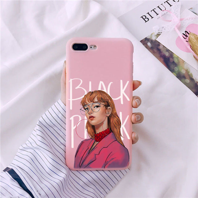 Blackpink Lisa Glasses iPhone Case