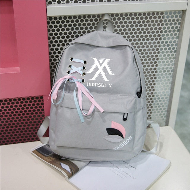 Monsta X Laced Ribbon Backpack