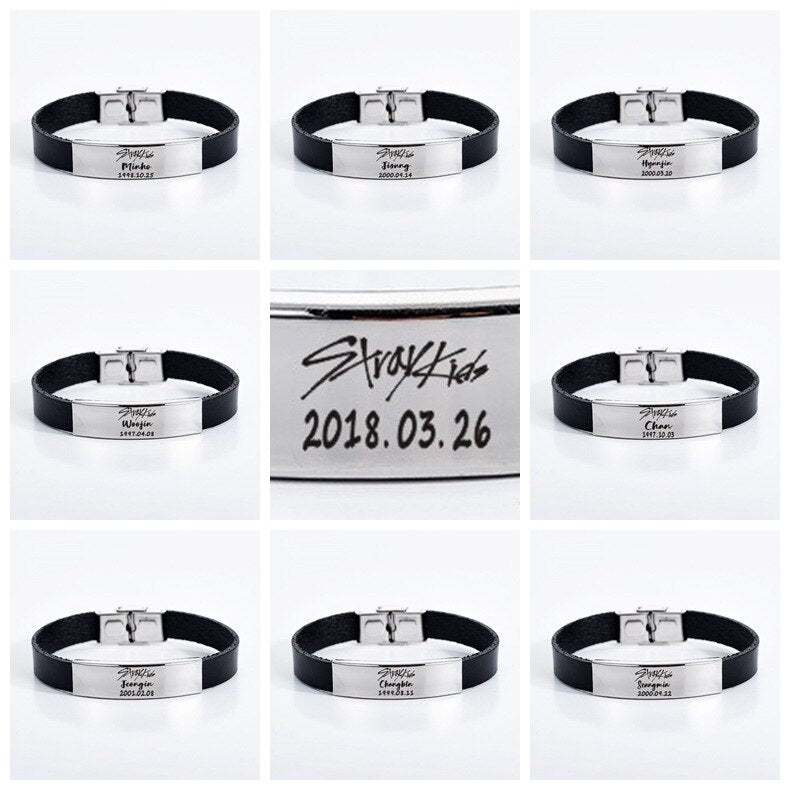 Stray Kids Name Strap Bracelets