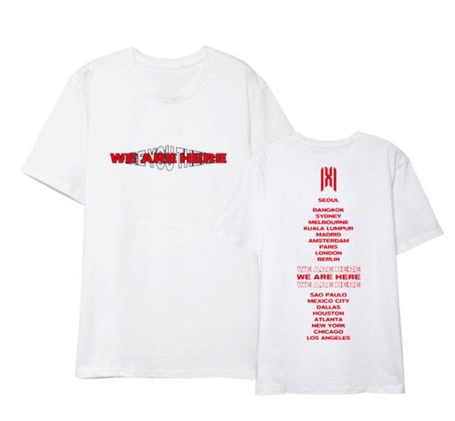 MONSTA X "We Are Here" World Tour T-Shirt