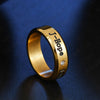 Bangtan J-Hope Metal Ring (Gold, Silver & Black)