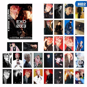 30Pcs/set LOMO EXO Obession Album Photocards