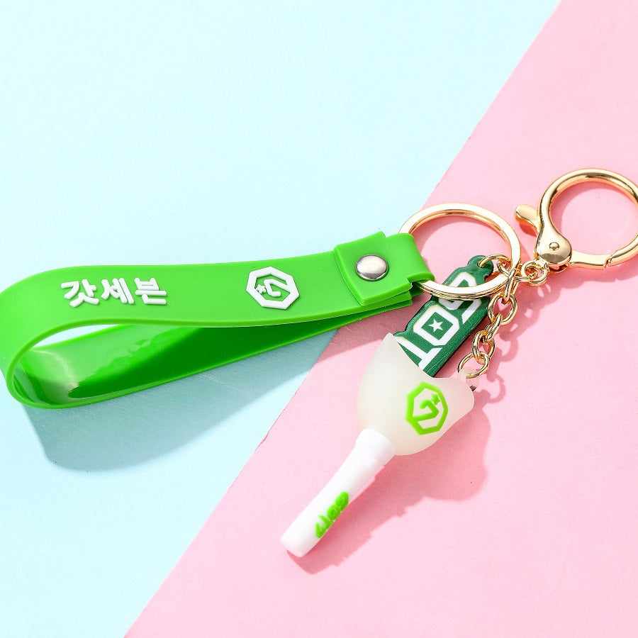 GOT7 Light Stick Keychain