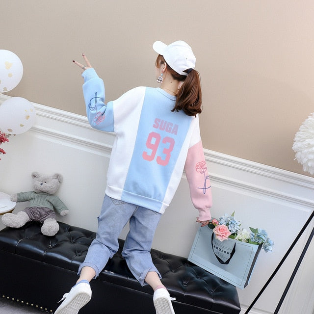 Bangtan Pastel Jersey Sweatshirts (7 Designs)