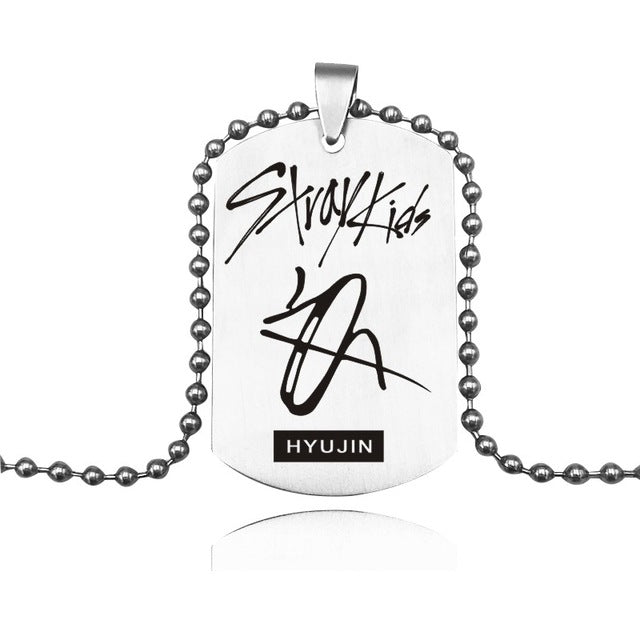 Stray Kids Signature Tag Necklace (10 Designs)