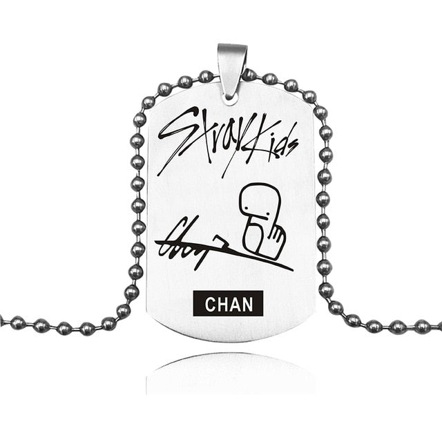 Stray Kids Signature Tag Necklace (10 Designs)