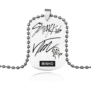 Stray Kids Signature Tag Necklace (10 Designs)