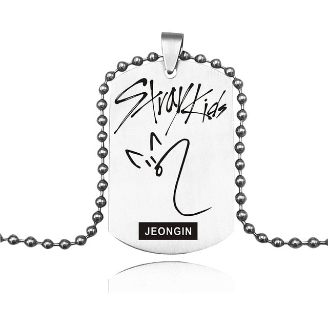 Stray Kids Signature Tag Necklace (10 Designs)