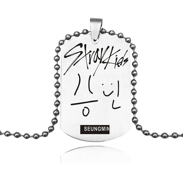 Stray Kids Signature Tag Necklace (10 Designs)