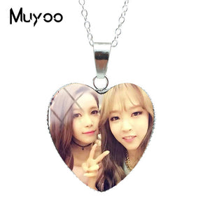 Mamamoo Pendant Heart Necklace (8 Designs)