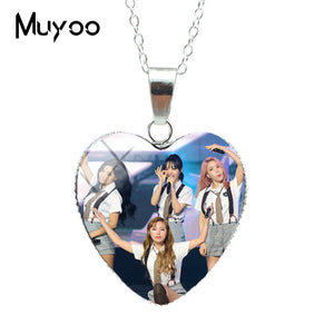 Mamamoo Pendant Heart Necklace (8 Designs)