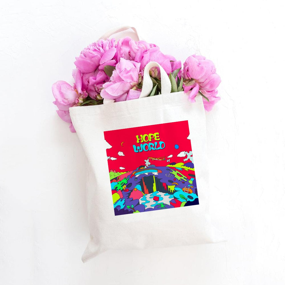 Bangtan Hope World Tote Bag