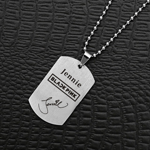 Blackpink Signature Tag Necklace (5 Designs)