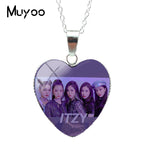 ITZY Pendant Heart Necklace (8 Designs)