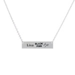 Blackpink Rectangular Signature Necklace (5 Designs)