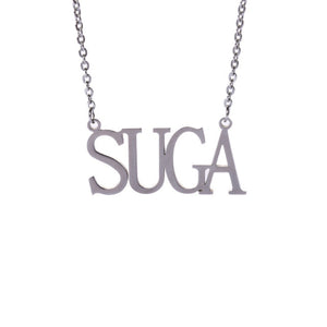 Bangtan Steel Name Necklace