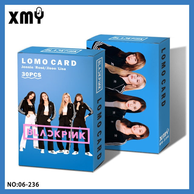 30pcs/set LOMO BLACKPINK Photo Shoot HD Photocards