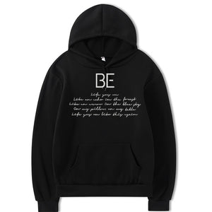 BTS BE Script Hoodies