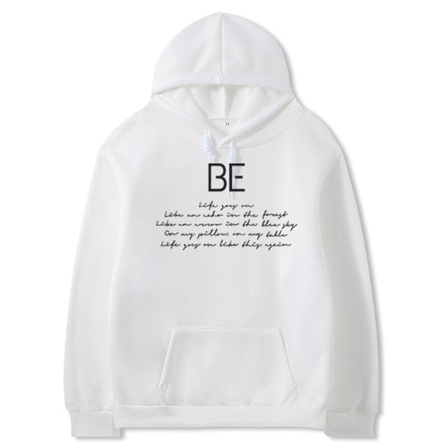 BTS BE Script Hoodies