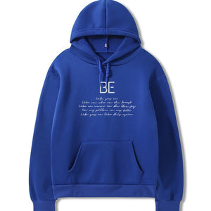 BTS BE Script Hoodies