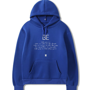 BTS BE Script Hoodies