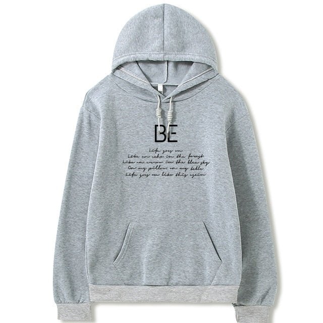 BTS BE Script Hoodies