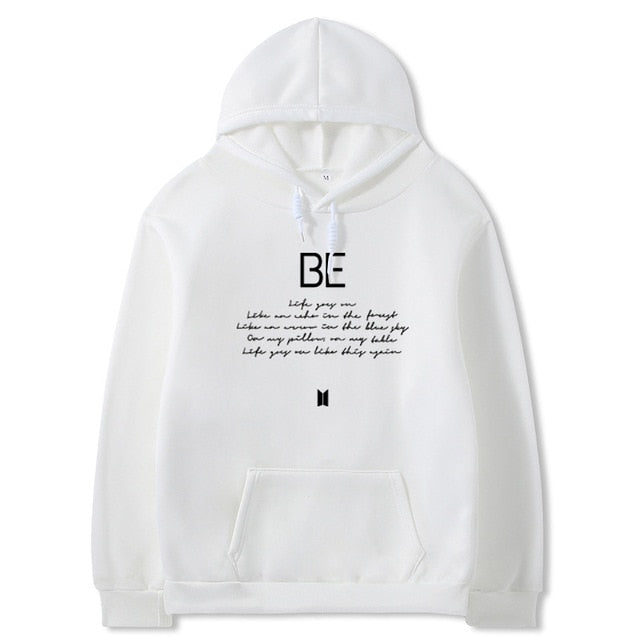 BTS BE Script Hoodies