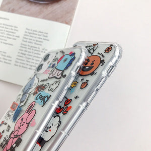 BT21 Cute Doodle iPhone Case