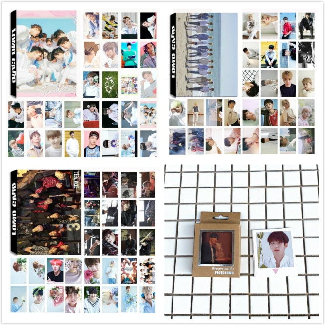 30Pcs/Set LOMO Seventeen Love & Letter Album HD Photocards