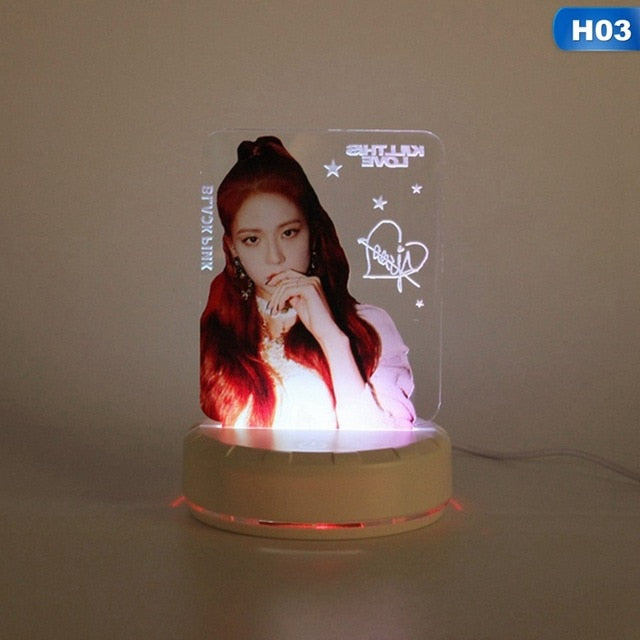Blackpink Kill This Love Colorful LED Night Lamps